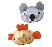 ibasenice 4pièces Bonnet De Garçon Fille Chapeaux De Bain Étanches Motifs Animaux Accessoires De Bain Pour Filles Et Garçons De Koala Et Poisson