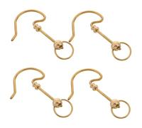 ibasenice 4pièces Crochets Métalliques pour Cage à Oiseaux Supports De Suspension Incluses Remplacement Facile