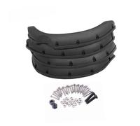 ibasenice 4pièces Élargisseurs Ailes Caoutchouc pour Voiture Rc Crawler Noir Protègent Les Passages de Roues Boue Rayures