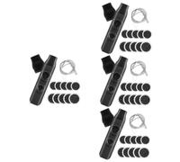 ibasenice 4pièces Kazoo Professionnel à Double Avec Lanière Et Membranes De Remplacement Instrument Portable Pour Amateurs De Musique Et Fêtes