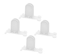 ibasenice 4pièces Loquets De Sécurité Pour Fenêtres Et Verrouillage Anti-accident Pour Installation Facile Sans Perçage Pour Glissières Et Fenêtres