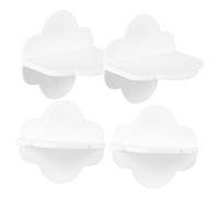 ibasenice 4pièces Lot de Ancrages Muraux Adhésifs pour Meubles et Placards Ancrage Mural sans Perçage pour Sécurité des Garçon Fille