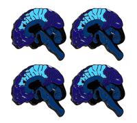 ibasenice 4pièces Lot de Épingles Cerveau Alliage Broches Décoratives Forme de Cerveau pour Pulls et Accessoires Cadeaux Mignons