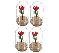 ibasenice 4pièces Miniature Décoration De Maison Miniature De Table Fleur Accessoires De Décor Pour Tiny House Original Pour Et