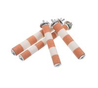 ibasenice 4pièces Perchoir pour Perroquet avec Jouet à Mâcher Barre et Poteau pour Cage Oiseaux pour Calopsittes Conures et Perruches Ondulées