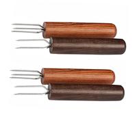 ibasenice 4pièces Prolongateur de Moxibustion pour Cônes de Moxa Fourchette de Maintien Extenseur de Moxa Manuel Outil de Moxibustion