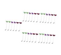 ibasenice 5 Ensembles Décoration De Jardin Clips De Colorés PVC Ornements Extérieur pour Pelouse Jardin Décorations De Réalistes pour Effet Naturel 6 Pièces * 5