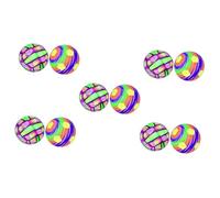 ibasenice 5 Ensembles Jouets De Basket Brillants Football Mini Ballons De Sport Ballon De Foot Fille Petit Ballon De Foot Briller dans Balle d'exercice Plastique 2 Pièces * 5