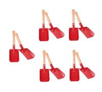 ibasenice 5 Ensembles Petite Bêche Rouge pour Jardinage Outil De Transplantation Creusage pour Petits Pots Et Durable Et Facile À Nettoyer 2 Pièces * 5