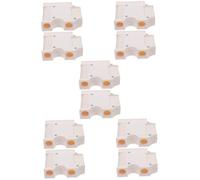 ibasenice 5 Ensembles Supports De Protection pour Boudins De Bateau Durable Clips De Fixation Antirayures pour Rail Et Taquet Lot de Ajusteurs Marines Robustesse Et 2 Pièces * 5
