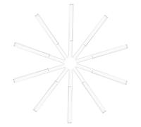 ibasenice 5 Paires de Pinces Porte-partitions en Acrylique Transparent pour Piano, Clips Musicaux Pratiques pour Pages de Musique, Fixation Stable pour Pupitre, Usage Pianiste et Musicien,