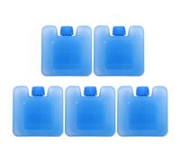 ibasenice 5 Pièces Boîtes à Glace Réutilisables pour Climatiseur Packs de Refroidissement Rapide sans Électricité Longue Durée pour Bureau Maison et Extérieur