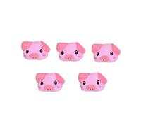 ibasenice 5 pièces Broches Miniatures Cochons Peluche Broches Décoratives Rigolotes pour Vêtements Femmes Accessoires Légers et Durables Cadeau Mignon et Original