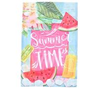 ibasenice 5 Pièces Drapeau de fruits hawaïen de plein air jardin à thème drapeau de fête sur le thème de l'été décorations de piscine en plein air drapeaux pour l'extérieur Tissu polyester