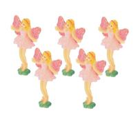 ibasenice 5 Pièces Figurines Danseuse Ballet pour Boîte à Musique Lot de Poupées Princesse et Décoratives Accessoires pour Boîte Musicale Décor Ballerine