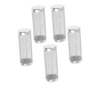 ibasenice 5 Pièces Filtre Maille Acier Inoxydable pour Aquarium Protection Entrée Pompe Diamètre Filet Préfiltre pour Alevins et Petits Poissons