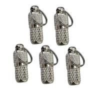 ibasenice 5 pièces Pendentif Anti-Perte pour Collier Animal Plaque Identité avec Anneau Accessoire Léger pour Chiens et Chats