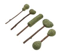 ibasenice 5 pièces Sucettes Naturelles Cataire pour Friandises Comestibles Favorisant Digestion et Bâtons et Sûrs pour Distraction et des Animaux