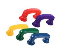ibasenice 5 pièces Téléphone à Chuchotement Plastique pour Tout Petits Éducatif de Lecture Améliore la Reconnaissance des Couleurs et Lattention des Garçon Fille