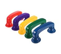ibasenice 5 pièces Téléphone Lecture Chuchoteur Éducatif Plastique pour Tout Petits Développement Reconnaissance Couleur et Concentration