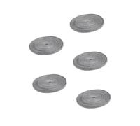 ibasenice 5 Rouleaux Corde Plate d'étanchéité de Porte de Four Insert poêle à Bois Joint de Porte de chaudière à Bois Joint de Corde de poêle Joint de Porte de Four Fibres de Verre Black