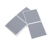 ibasenice 50 Autocollants à Gratter Argentés en Papier pour Jeux Diy, Expérience Interactive, Facile à Décoller, Couverture, pour Événements et Invitations