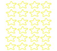 ibasenice 50 Élastiques Magiques D’Étoile - Accessoire Créatif pour Tours de Magie - Élastiques en Plastique Haute Élasticité - Kit de 50 Pièces pour Spectacles et Animations