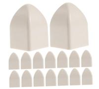 ibasenice 50 Pièces Capuchons de Poteau de Clôture Plastique de Protection Intempéries Accessoires de Décoration pour Poteaux de Clôture et Barrières de Sécurité