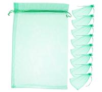 ibasenice 50 Pièces Filet Anti-Insectes à Fruits Filets d'arbres fruitiers de Filet d'arbre fruitier Filet de Fruits de Filet de Jardin Petits en Filet Organza Vert