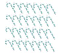 ibasenice 50 Pièces Mini Candy Cane Ornaments DIY Hanging Charms for Christmas Party Decorations Stable Material and Unique Design for Festive Crafts