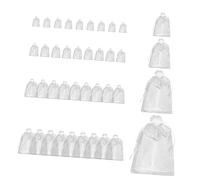 ibasenice 50 pièces Sachet de Protection pour Fruits Lot de Organza Filet Oiseaux et Insectes pour Arbres Fruitiers pour Stockage et Germination