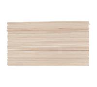 ibasenice 50pcs Bâtonnets de Cheville en Bois Carré 300x3mm pour Loisirs Créatifs, Facile à Assembler, Maniabilité, Fabrication de Maquettes