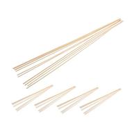 ibasenice 50pièces Lot de Rondes Bambou Vierges Non pour Fabrication De Lanternes Et Projets Artisanat