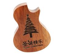 ibasenice 5pièces Boîte De Rangement Forme De Guitare pour Médiators Étui Pratique à Emporter Partout Design Élégant Et Compartiments pour Guitaristes Et Ukulélistes