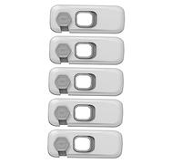 ibasenice 5pièces Coffret De Verrous De Sécurité Pour Garçon Fille Verrous Anti-pinch Pour Protection Des Placards Et Installation Facile Matériau Durable