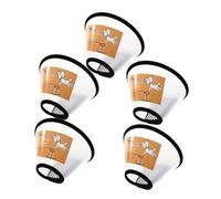 ibasenice 5pièces Collier Élisabéthain Anti-léchage pour Chat Collier Anti-Morsure Protection pour Chien