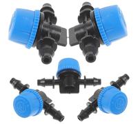 ibasenice 5pièces Contrôleur Arrosage Raccords Rapides pour Eau Vannes Arrêt Connexion Facile Système Irrigation Et Robuste