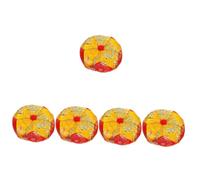 ibasenice 5pièces Coussin De Bol Chantant Bouddhiste Support Pratique Et Pour Bols De Tapis Avec Broderie