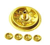 ibasenice 5pièces Mèches Flottantes pour Lampes à Huile Supports Métal Rechange pour Bougies Chauffe-Plat Accessoires pour Lampes à Pétrole