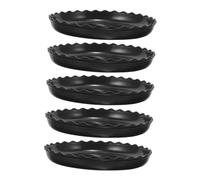 ibasenice 5Pièces Soucoupes de Plantes Plastique Lot de Soucoupes Végétales pour Collecte Eau Protection Sol pour Pots de Fleurs Extérieurs Couleur