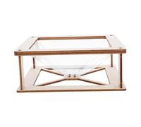 ibasenice 6 Ensembles DIY Pyramid Hologram Display Stand for Smartphones Educational Holographic Projector Kit for Children No Glasses Needed Interactive Science Learning Toy