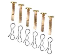 ibasenice 6 Ensembles Kit de Goupilles de Cisaillement pour Déneigeuse Accessoires de Remplacement Pratiques et pour Machines à Neige