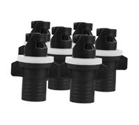 ibasenice 6 Pièces Adaptateur de Valve Gonflable pour Kayak et Paddleboard Raccord Rapide sans Outil Durable et Portable pour Pompe à Pied et Tuyau Air Accessoire de Remplacement Compact