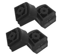 ibasenice 6 Pièces Bloc de Frein en Caoutchouc Noir pour Roller Quad Sécurité Renforcée et Résistance à l'abrasion, Accessoire Indispensable pour Patinage en Extérieur