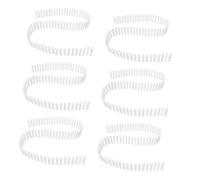 ibasenice 6 Pièces Clôture Miniature pour Jardin de Fées Bordure Décorative Blanche pour Pots de Fleurs Facile à Installer et Repositionner pour Mini Jardins et Bricolage