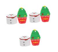 ibasenice 6 Pièces De Toilette De Noël Fournitures De Fête De Noël Cadeaux De Serviette Bonhomme De Neige Ornement Serviette De Cuisine Ornement D'Arbre De Ornements