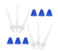 ibasenice 6 Pièces Embouts de Rechange pour Irrigateur Nasal Système de Fixation Rapide et Hygiénique en Abs et Silicone, Forme Naturelle Adaptée pour Soin des Sinus à Domicile