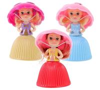 ibasenice 6 Pièces Enfants pour Mini-Jouet Gâteau Jouet Fille Poupées Princesse s De Puzzle Gâteau Poupée ée Princesse De Petit Gâteau s Surprises Parfum Chou