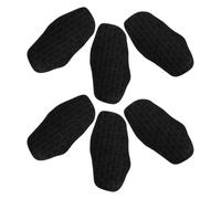 ibasenice 6 Pièces Gants de Gym Antidérapants Silicone Protection et Renfort de Prise pour Haltérophilie Tractions Musculation Hommes Femmes
