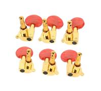 ibasenice 6 Pièces Guitar Tuning Pegs For Acoustic Folk Guitar Full Closed Machine Heads With Oval Knobs Reliable String Tuners For Precise And Replacement